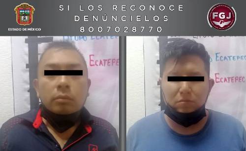 Detienen a policía y expolicía con cajero automático robado en Ecatepec
